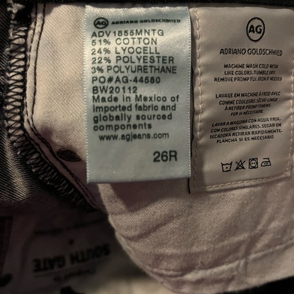 AG Prima Ankle Cigarette Skinny Dark Wash Jeans 26R - Picture 4 of 4